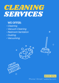 Professional Cleaning Service Poster