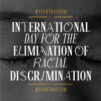 Eliminate Racial Discrimination Instagram Post Design