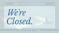 Business Closing Hours Animation