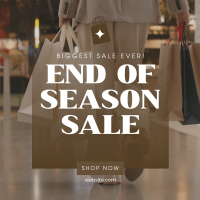 End of Season Shopping Instagram Post