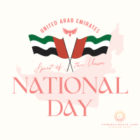 Simple UAE Day Instagram Post Image Preview