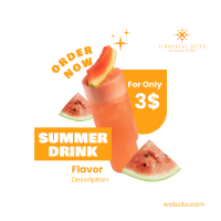 Summer Drink Flavor  Instagram Post Image Preview