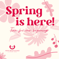 Spring New Beginnings Instagram Post Image Preview