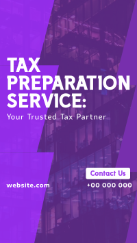 Your Trusted Tax Partner Instagram Story