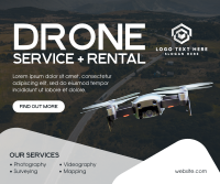 Drone Rental Facebook Post