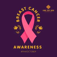 Fight Against Breast Cancer Instagram Post