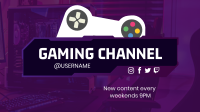 Console Games Streamer YouTube Banner