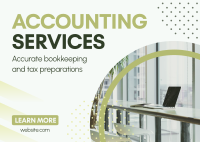 Accounting and Finance Service Postcard