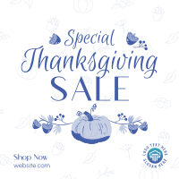 Special Thanksgiving Sale Instagram Post Design