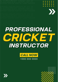 Let's Play Cricket Flyer