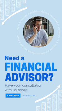 Professional Financial Advisor Instagram Story