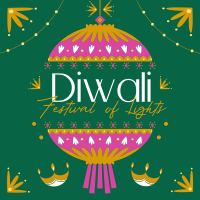 Diwali Festival Celebration Instagram Post