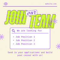 Contemporary Job Posting Instagram Post Image Preview