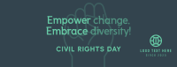 Empowering Civil Rights Day Facebook Cover