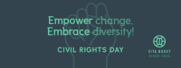 Empowering Civil Rights Day Facebook Cover Image Preview