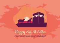 Eid Al Adha Kaaba Postcard