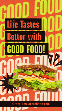 Contemporary Food Quote Video