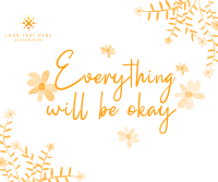 Everything will be okay Facebook Post