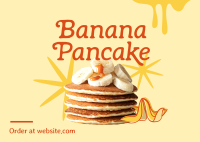 Order Banana Pancake Postcard