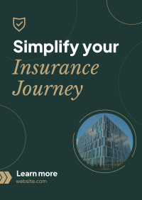 Minimalist Insurance Journey Flyer