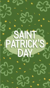 St. Patrick's Clovers Facebook Story