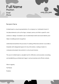 Personal Branding Letterhead example 4