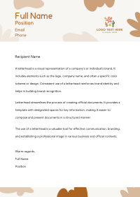 Trendy Abstract Letterhead