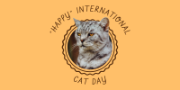 "Happy" Int'l Cat Day Twitter Post