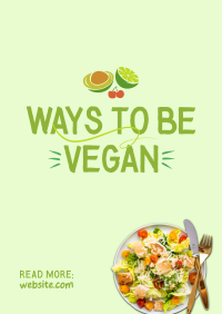 Vegan Food Adventure Poster