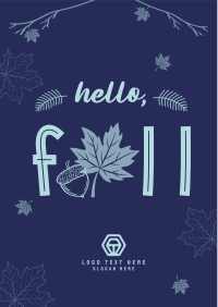 Hello Fall Greeting Flyer