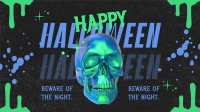 Grunge Futuristic Halloween Video Image Preview