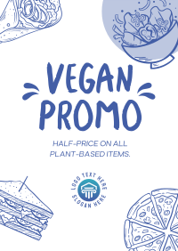 Plant-Based Food Vegan Poster