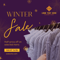 Winter Fashion Sale Instagram Post