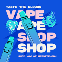 Smoke & Vapor Instagram Post Design