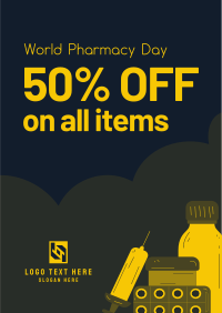 Happy World Pharmacist Day Flyer