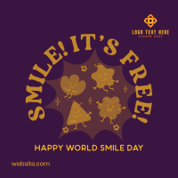 International Smile Day Instagram Post example 2