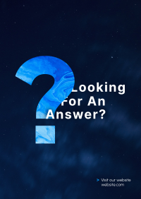 A Big Question Flyer