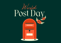 Post Office Box Postcard Design