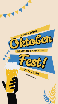 Oktoberfest Beer Promo Facebook Story