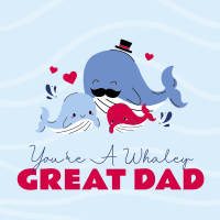 Whaley Great Dad Instagram Post