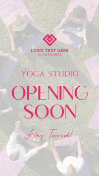 Yoga Studio Opening Facebook Story