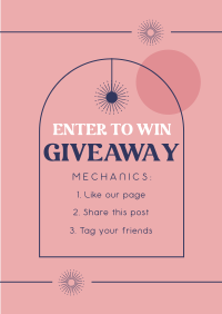 Giveaway Entry Poster