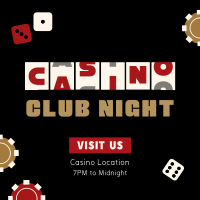 Casino Club Night Linkedin Post Image Preview