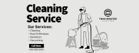 Professional Cleaner Services Facebook Cover Image Preview