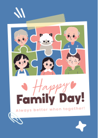 Adorable Day of Families Flyer