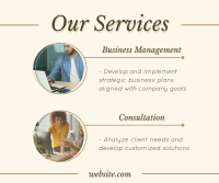 Services for Business Facebook Post