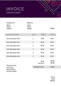 Circuit Lines Invoice