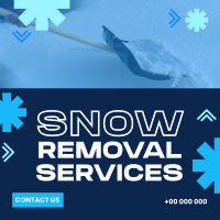 Snowy Snow Removal Linkedin Post