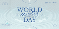 World Water Day Greeting Twitter Post