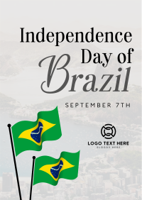 Minimalist Independence Day of Brazil Flyer Image Preview